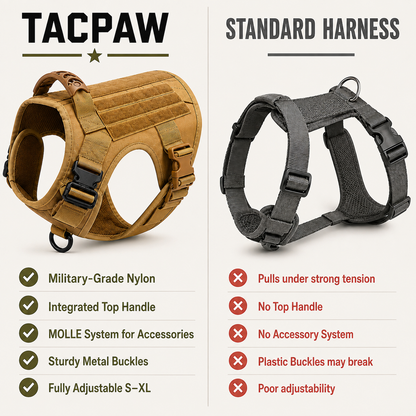 TacPaw – Tactical Dog Harness for Active Dogs