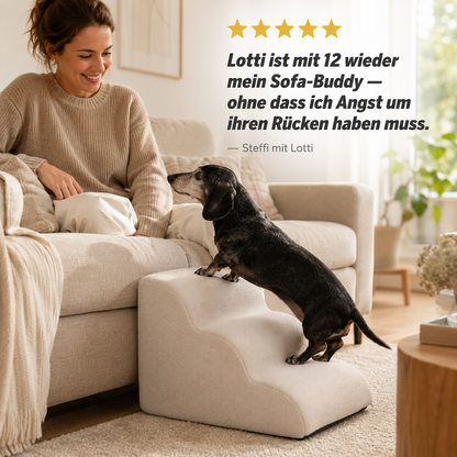 StepPaw – Sanfte Treppenrampe für Hunde & Katzen