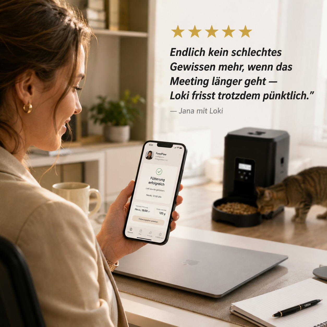 FeedPaw – Automatischer Futterautomat für Hunde & Katzen