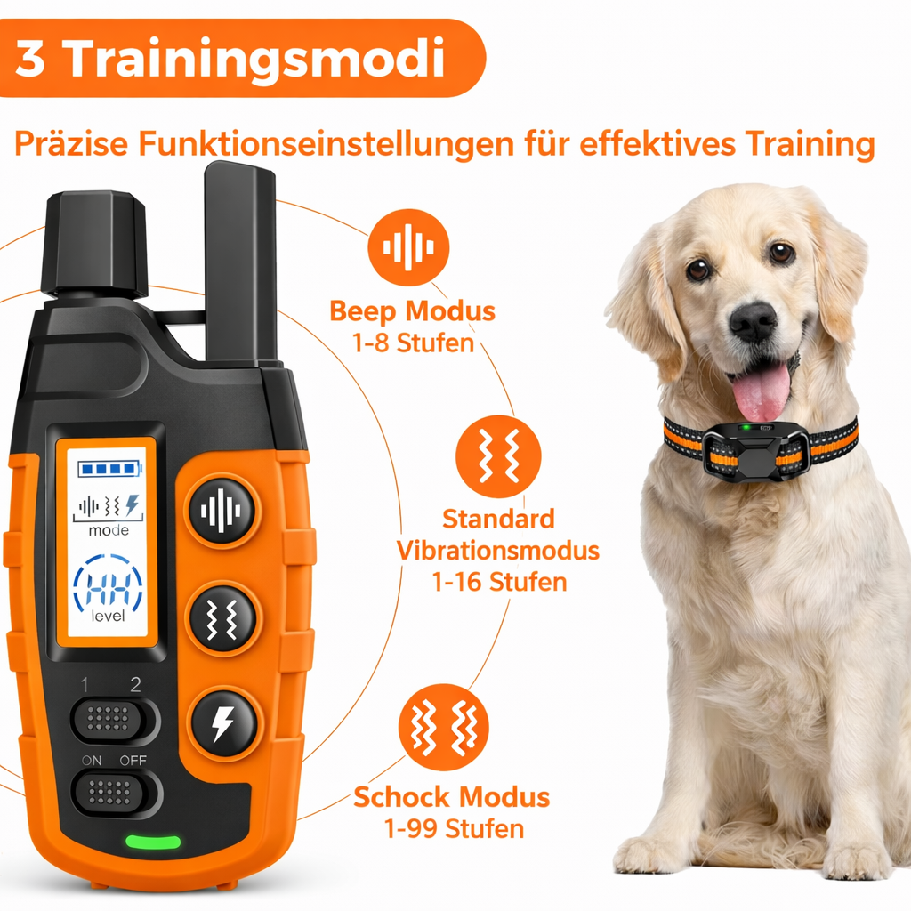 TrainPaw – Elektrisches Trainings-Halsband mit Fernbedienung