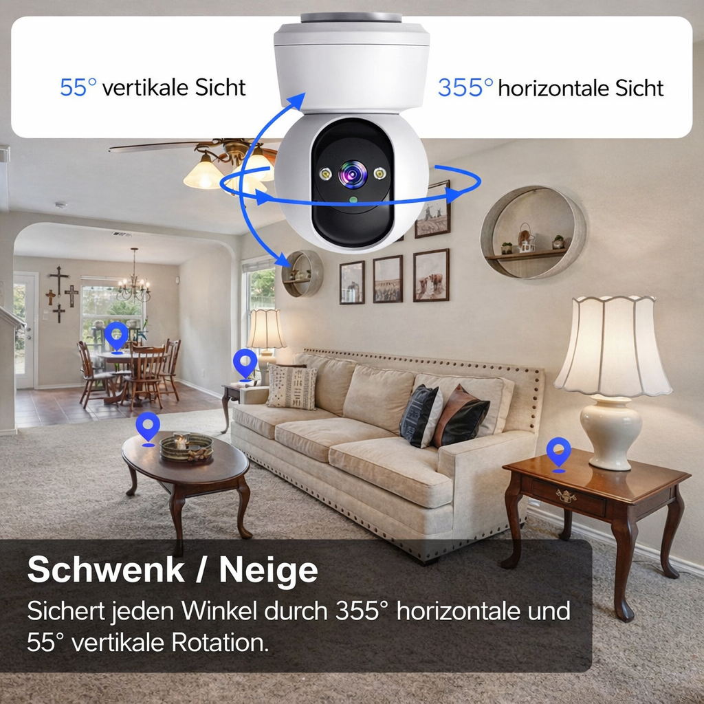 WatchPaw – 360° WLAN-Kamera für Haustiere & Zuhause
