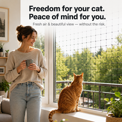 SafePaw – Cat Safety Net for Balconies & Windows