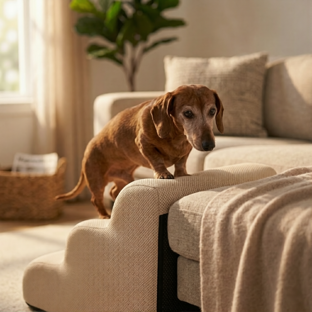 StepPaw – Sanfte Treppenrampe für Hunde & Katzen