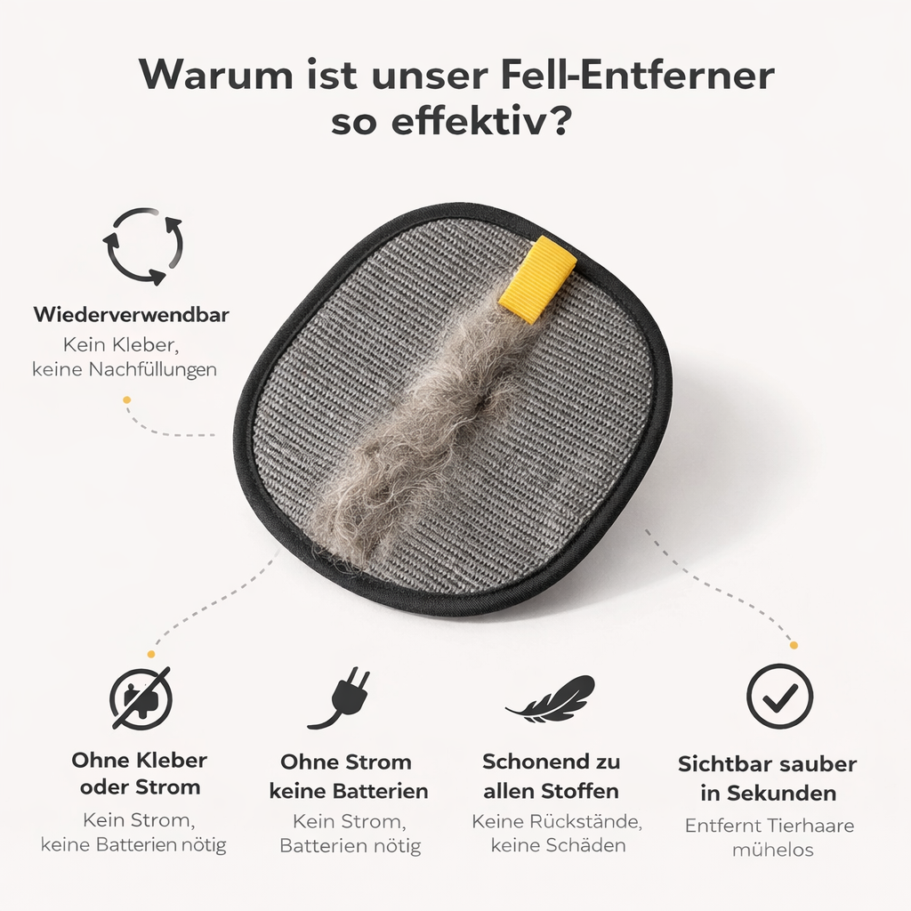 FurGlove – Elektrostatischer Haarentfernungs-Handschuh für Haustiere