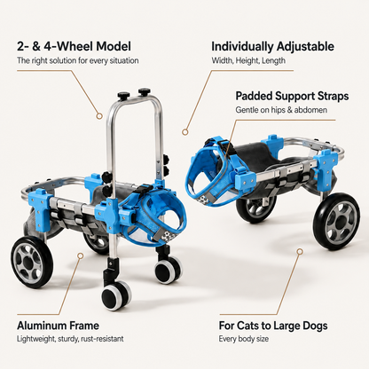 MobilePaw - Wheelchair for Dogs and Cats