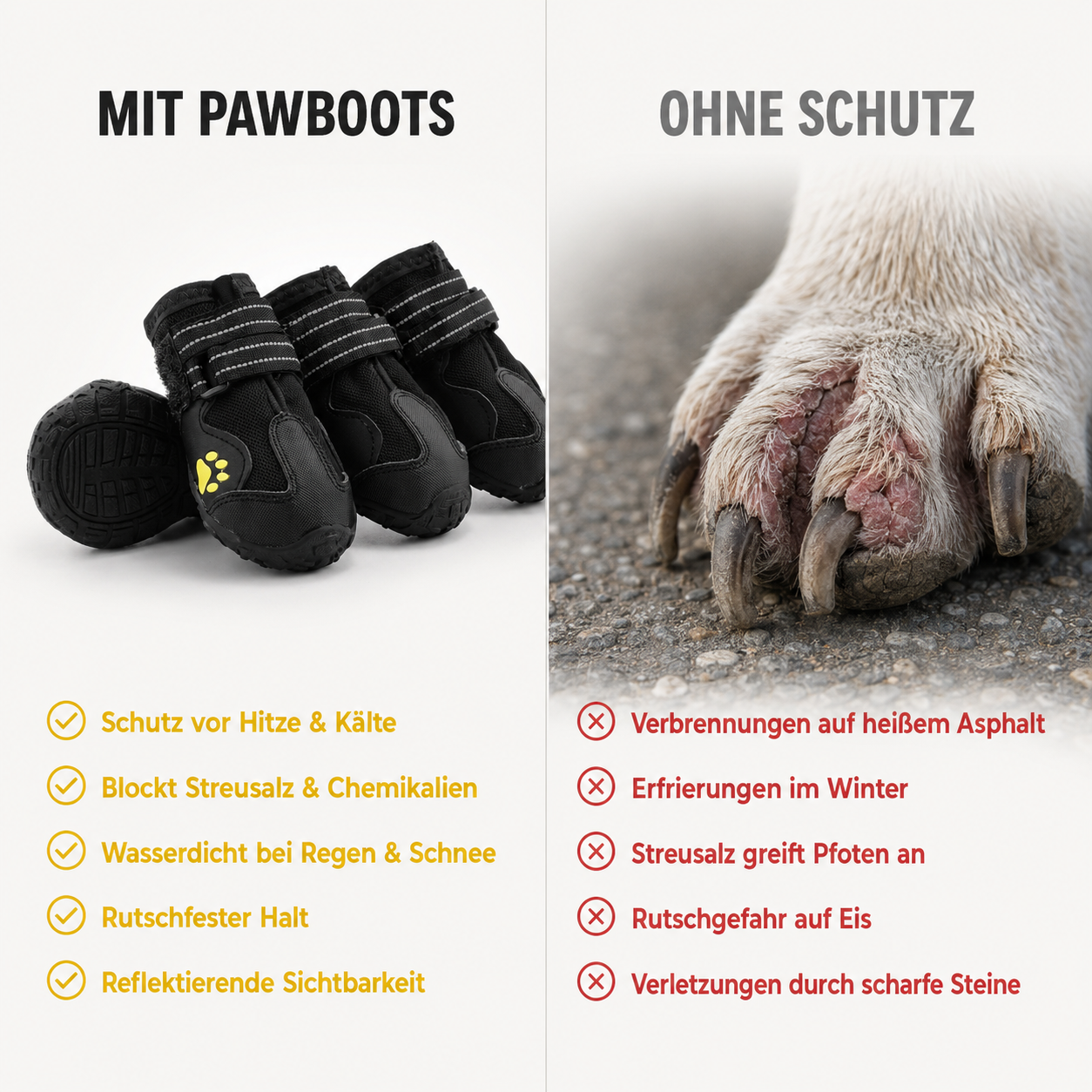 PawBoots – Wasserdichte Hundeschuhe für jede Jahreszeit