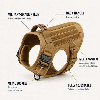 TacPaw – Tactical Dog Harness for Active Dogs