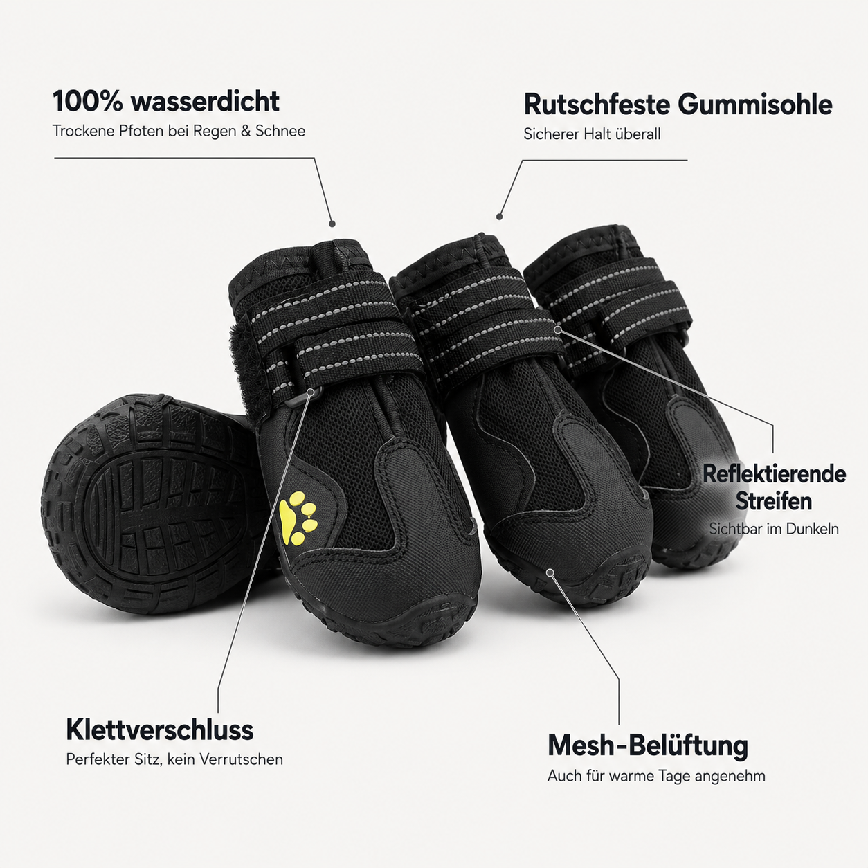 PawBoots – Wasserdichte Hundeschuhe für jede Jahreszeit