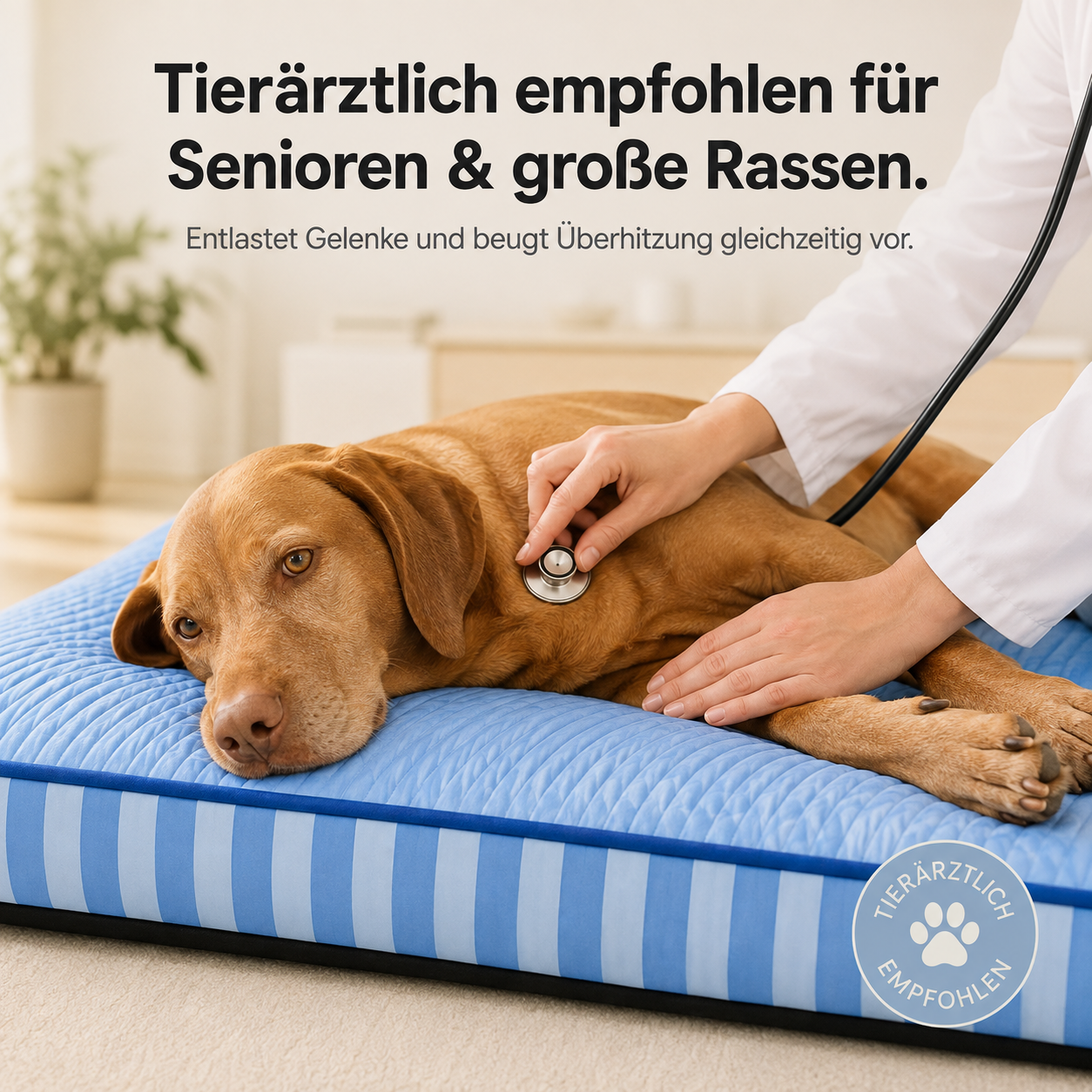 CoolPaw Ortho – Orthopädische Kühlmatte für Hunde