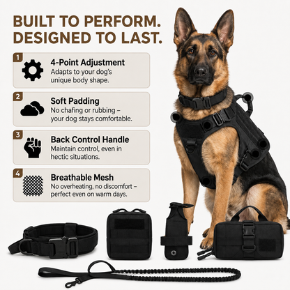 TacPaw – Tactical Dog Harness for Active Dogs