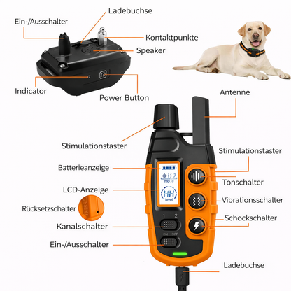 TrainPaw – Elektrisches Trainings-Halsband mit Fernbedienung