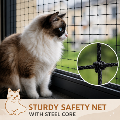 SafePaw – Cat Safety Net for Balconies & Windows
