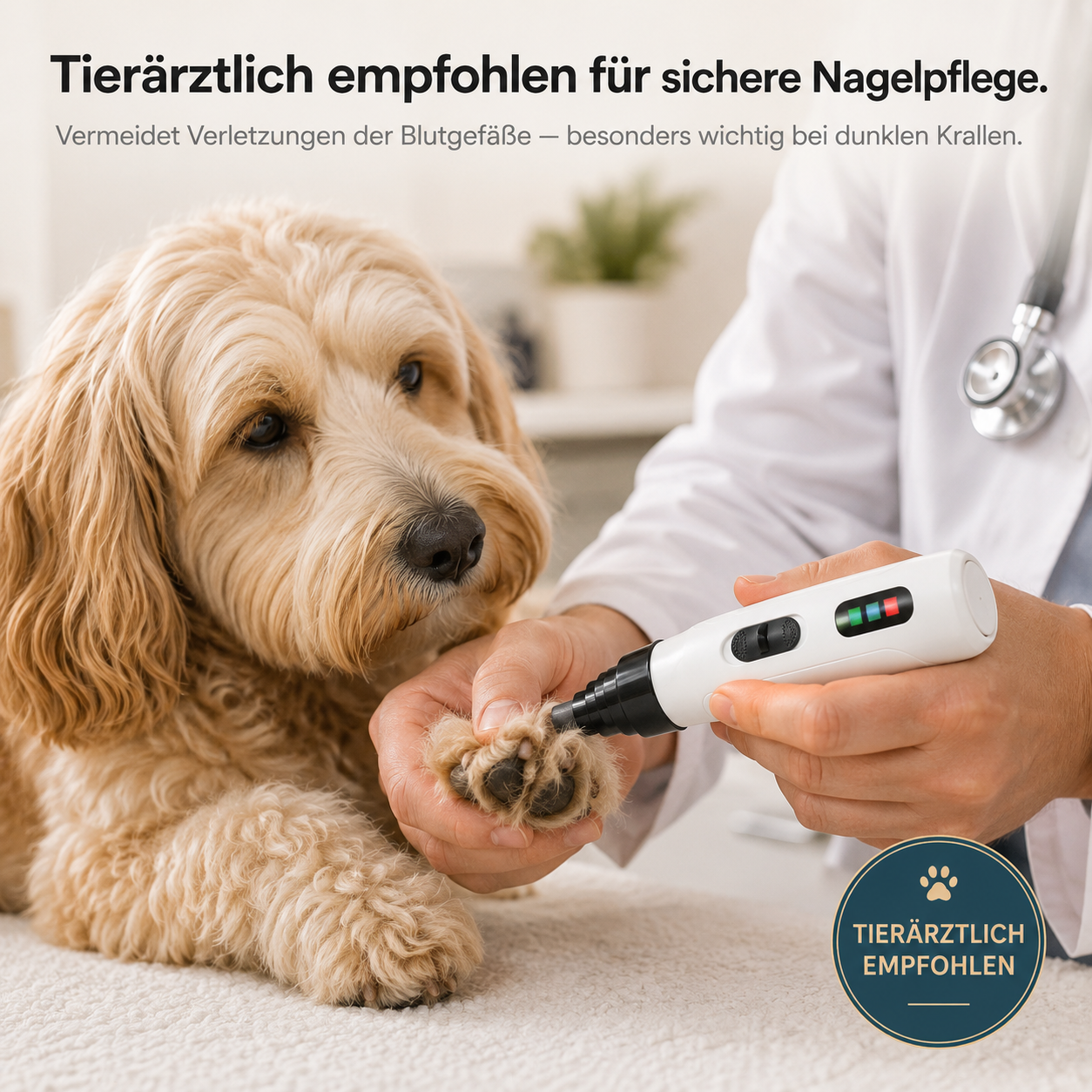 TrimPaw – Elektrische Nagelfeile für Hunde & Katzen