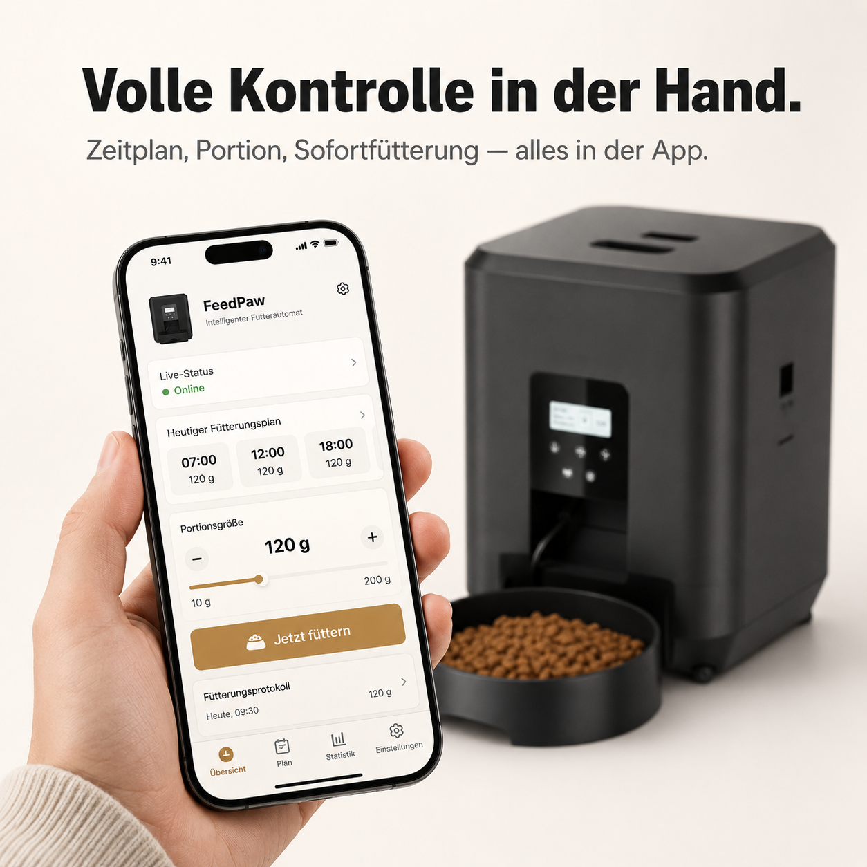 FeedPaw – Automatischer Futterautomat für Hunde & Katzen