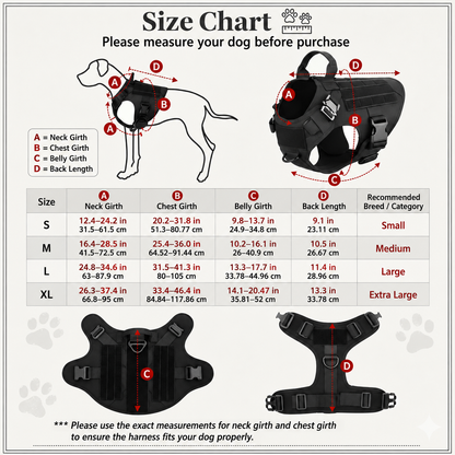TacPaw – Tactical Dog Harness for Active Dogs
