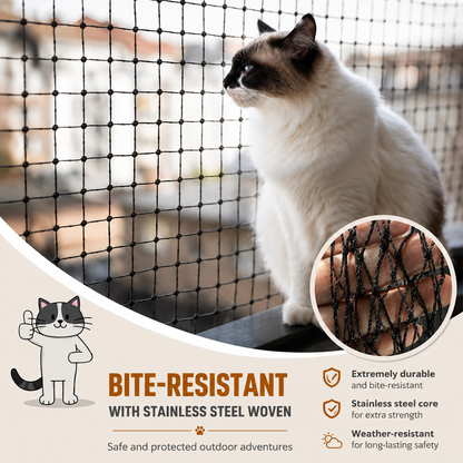 SafePaw – Cat Safety Net for Balconies & Windows