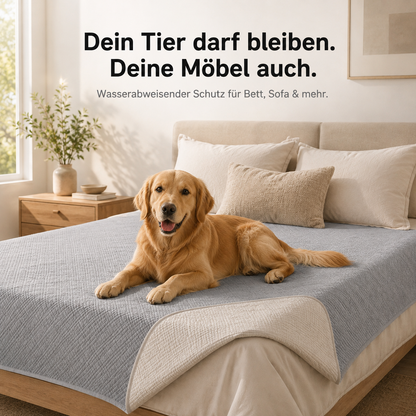 GuardPaw – Wasserabweisende Möbelschutzdecke für Haustiere