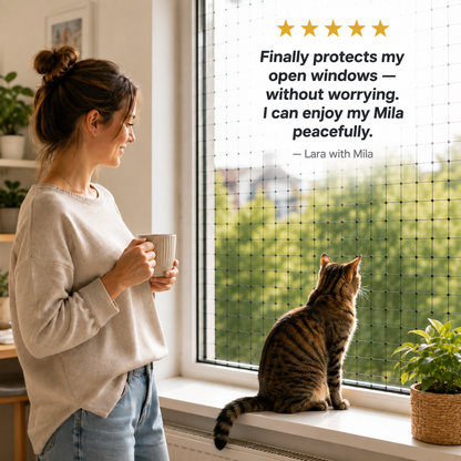 SafePaw – Cat Safety Net for Balconies & Windows