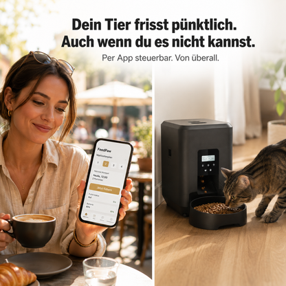 FeedPaw – Automatischer Futterautomat für Hunde & Katzen