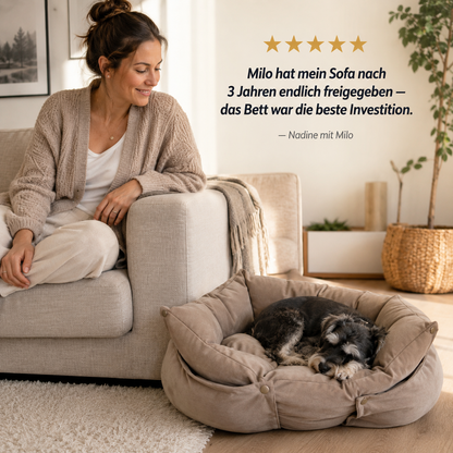 NestPaw – Kuscheliges 3-in-1 Schlafbett für Hunde & Katzen