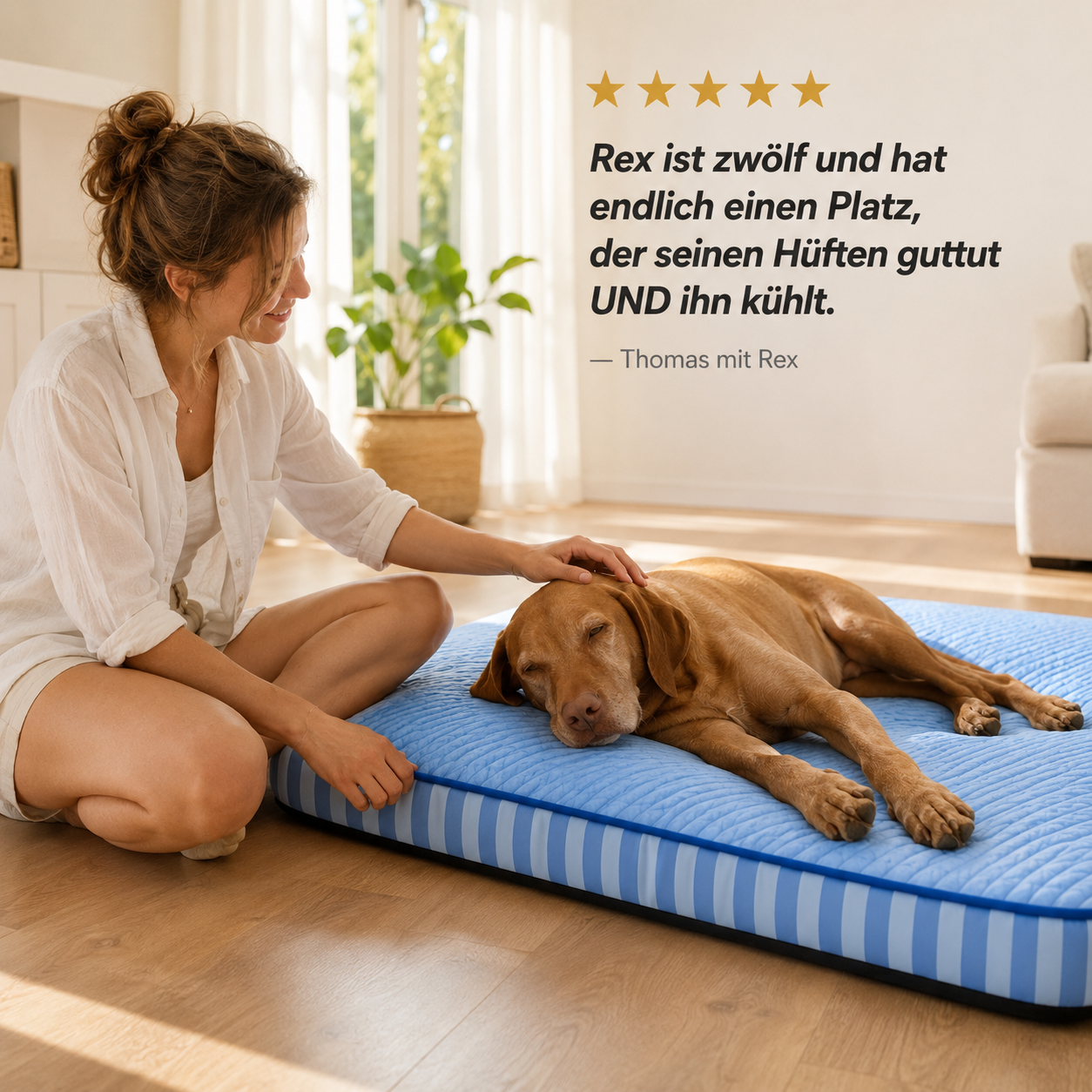 CoolPaw Ortho – Orthopädische Kühlmatte für Hunde