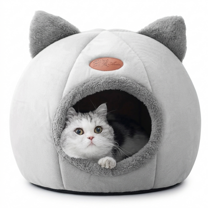 CavePaw – Kuscheliges Höhlenbett für Katzen & kleine Hunde