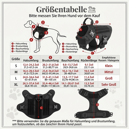 TacPaw – Taktisches Hundegeschirr für aktive Hunde