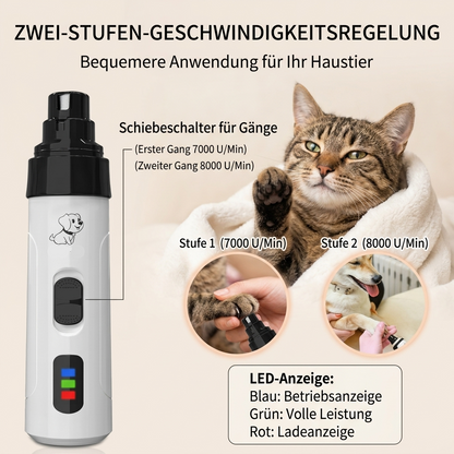TrimPaw – Elektrische Nagelfeile für Hunde & Katzen