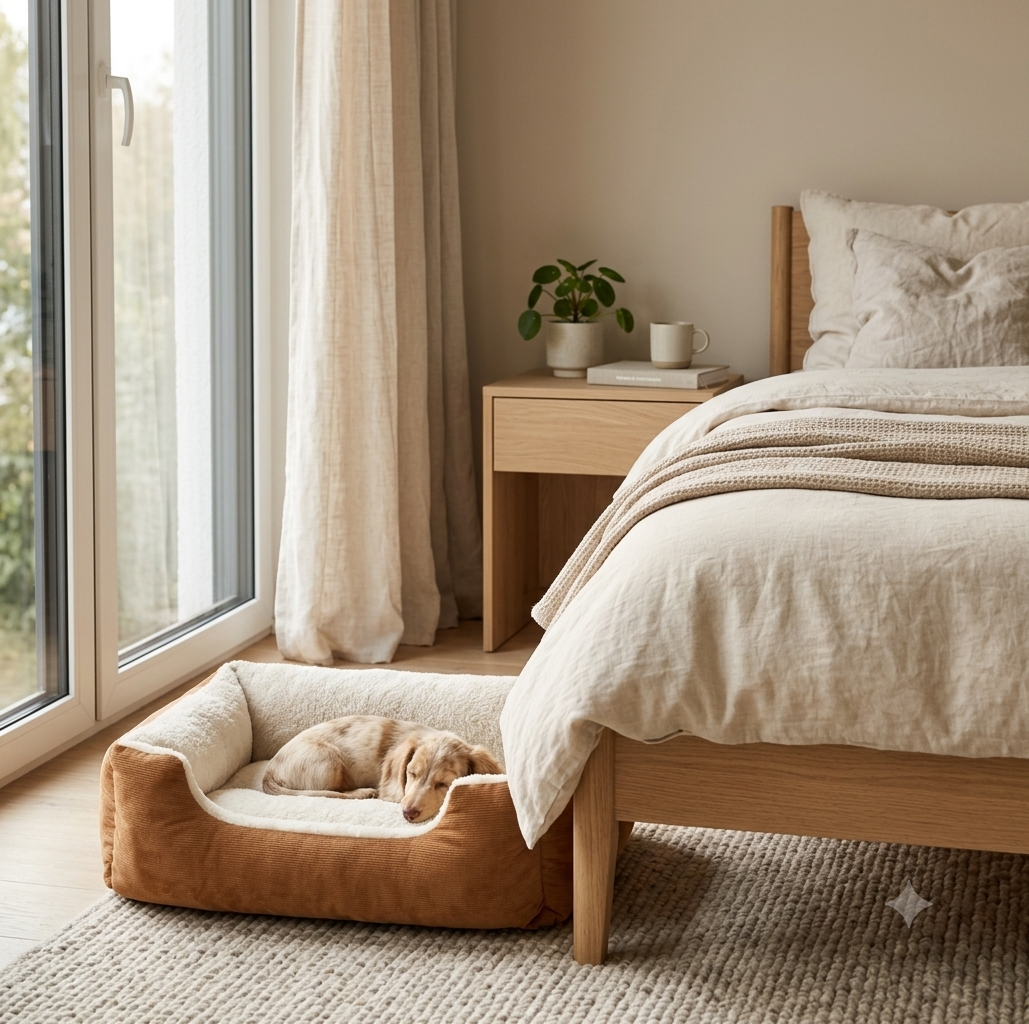 LuxPaw – Orthopädisches Kuschelsofa für Katzen & Hunde 90x70cm