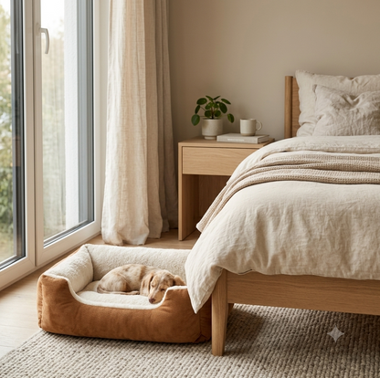 LuxPaw – Orthopädisches Kuschelsofa für Katzen & Hunde 90x70cm