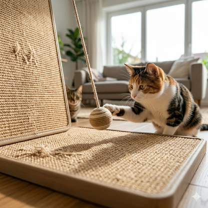 ScratchPaw – Sisal-Kratzmatte für die Wand