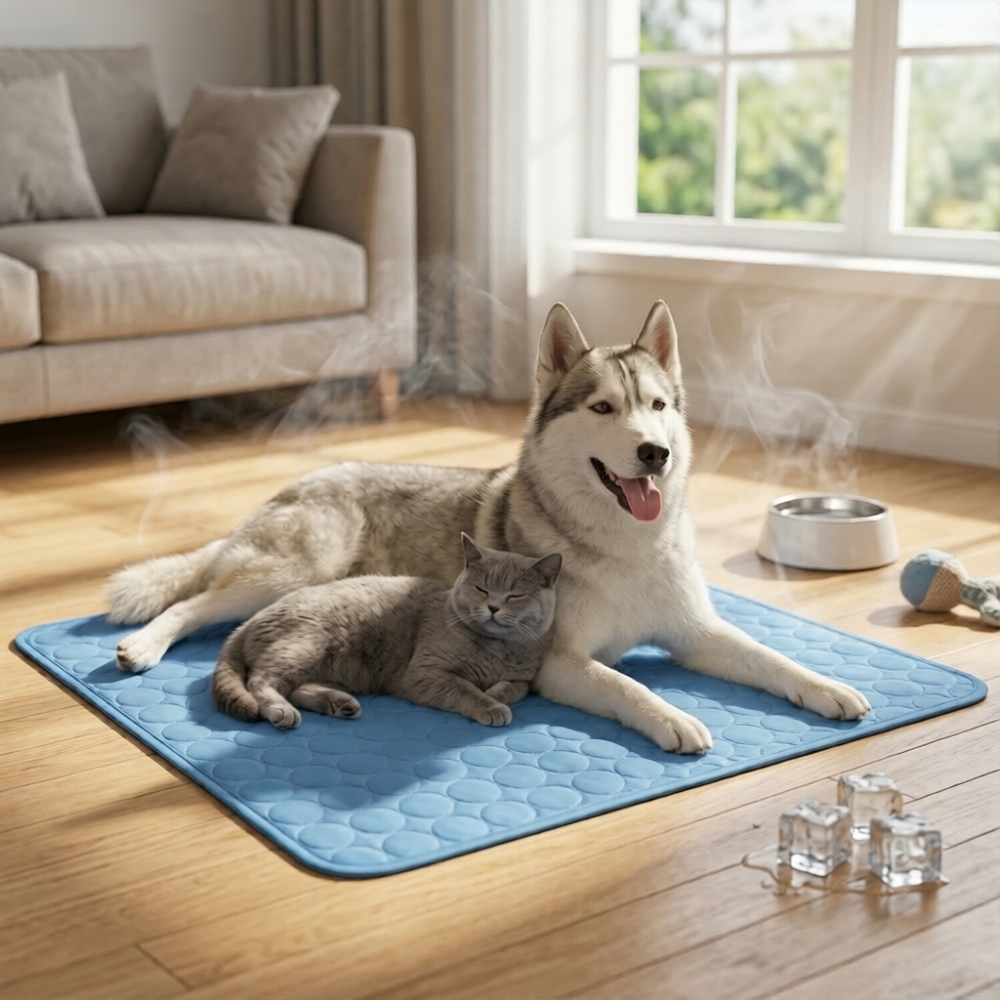 CoolPaw – Kühlmatte für Hunde & Katzen im Sommer