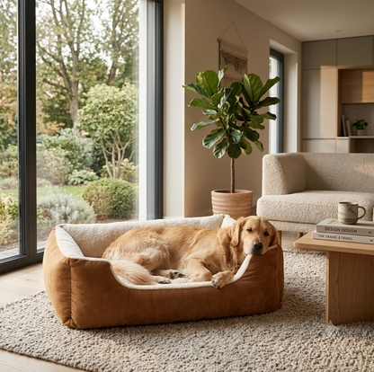 LuxPaw – Orthopädisches Kuschelsofa für Katzen & Hunde 90x70cm