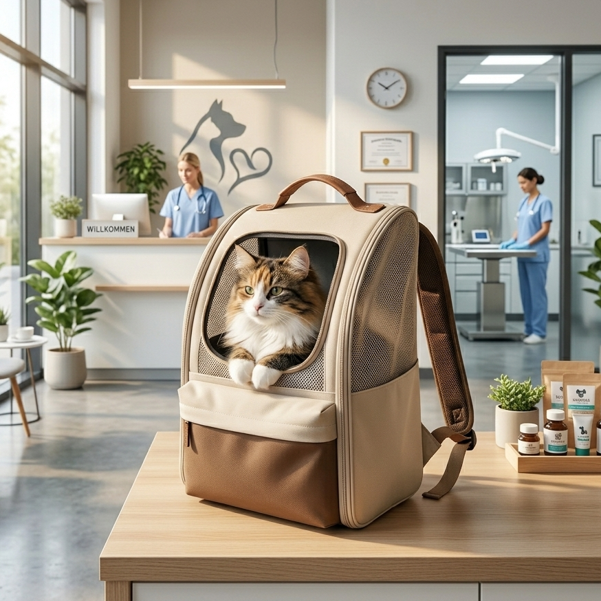 PawPack – Atmungsaktiver Haustier-Rucksack für Katzen & Hunde