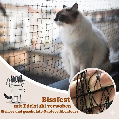 SafePaw – Katzenschutznetz für Balkon & Fenster