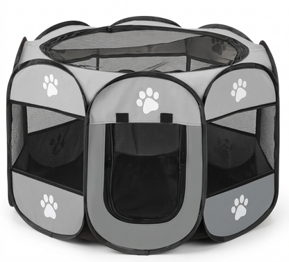 PawTent – Faltbarer Laufstall für Welpen, Hunde & Katzen