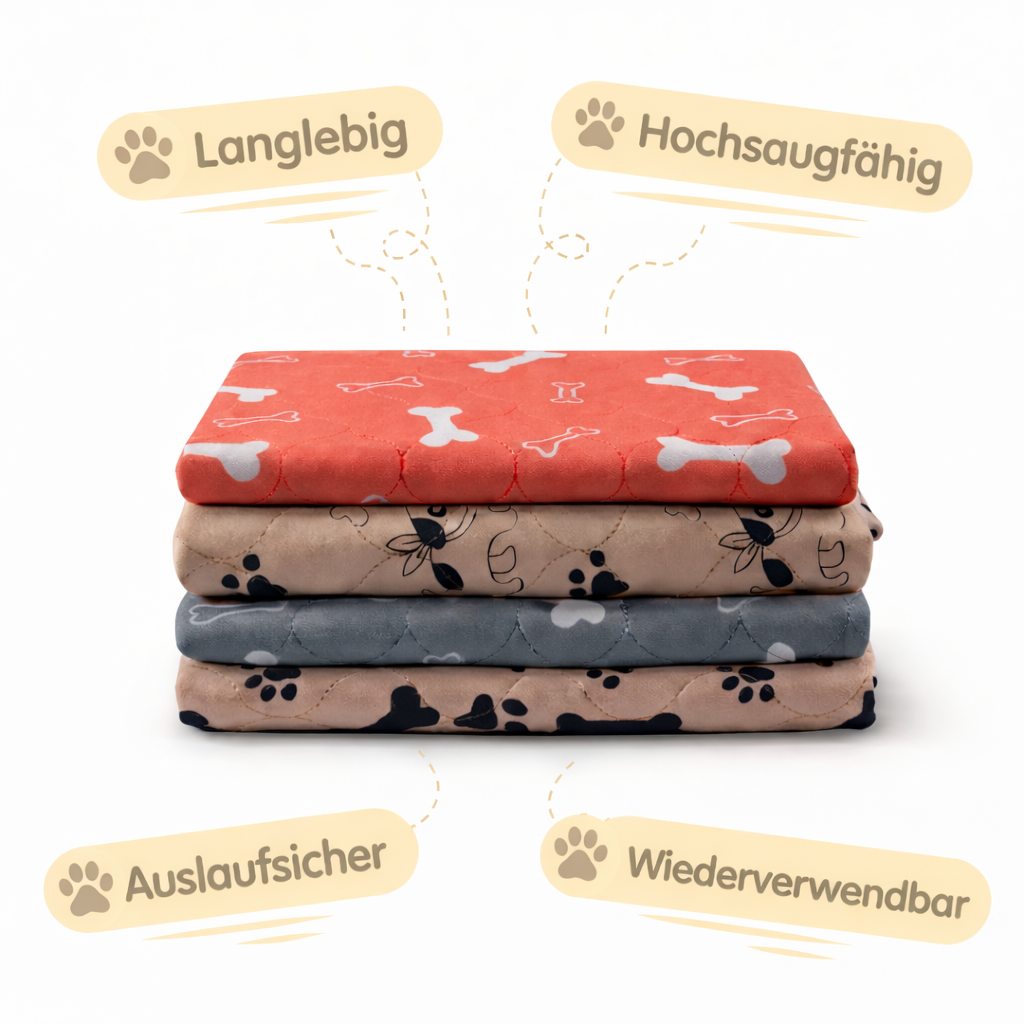 DryPaw – Waschbare Trainingsunterlage für Welpen & Hunde