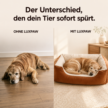 LuxPaw – Orthopädisches Kuschelsofa für Katzen & Hunde 90x70cm