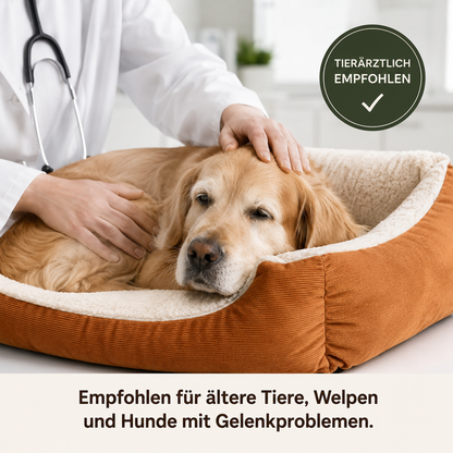 LuxPaw – Orthopädisches Kuschelsofa für Katzen & Hunde 90x70cm