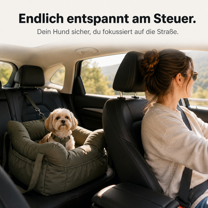 RidePaw – Sicherer Autositz für kleine Hunde