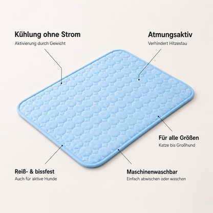 CoolPaw – Kühlmatte für Hunde & Katzen im Sommer