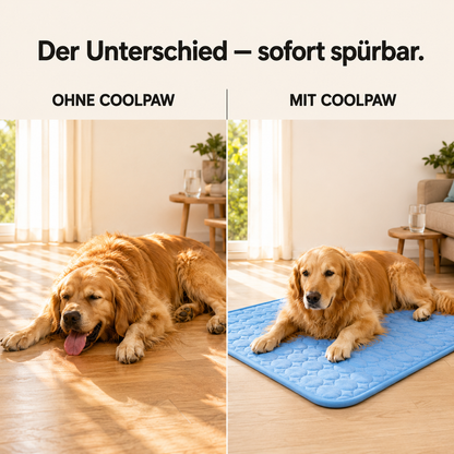 CoolPaw – Kühlmatte für Hunde & Katzen im Sommer
