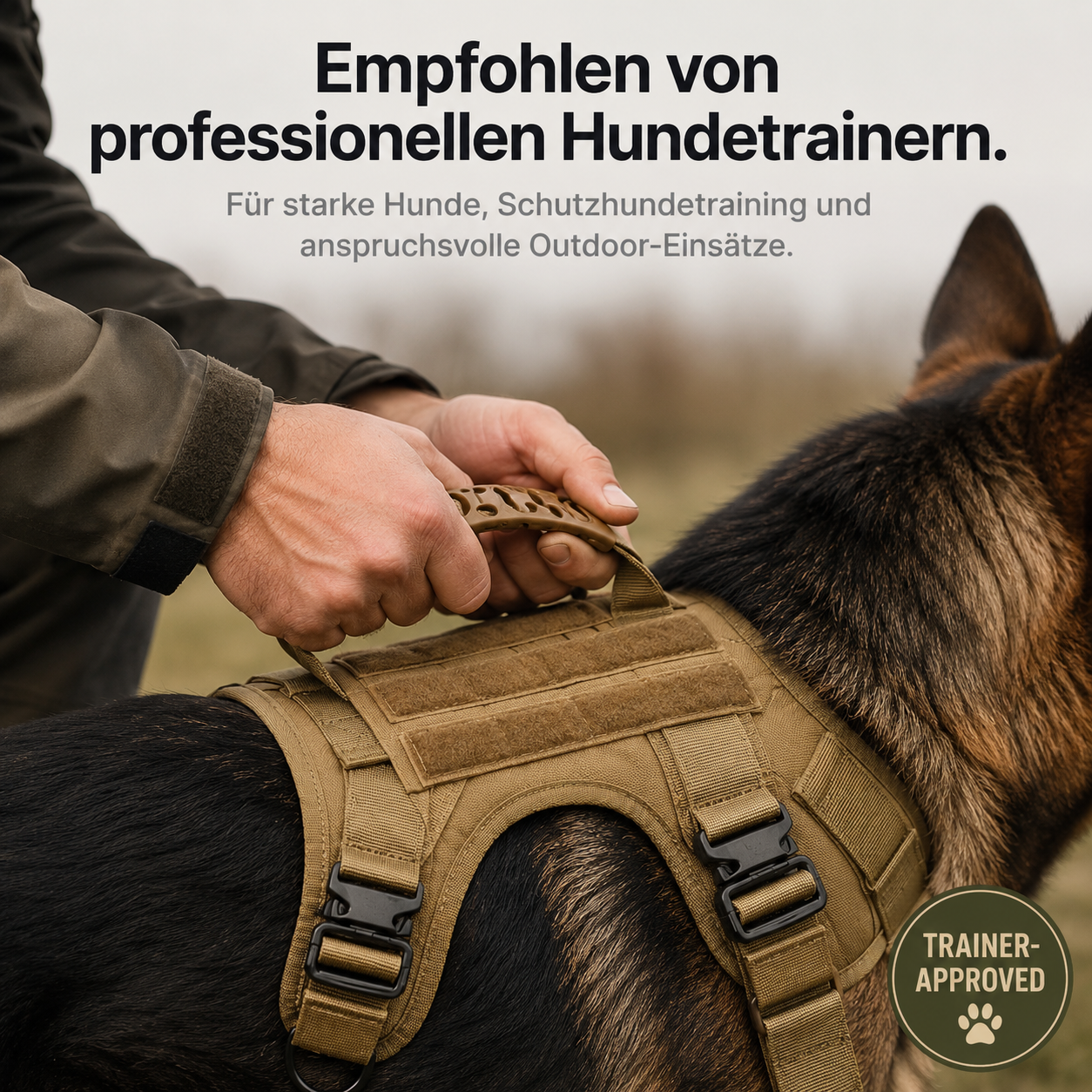 TacPaw – Taktisches Hundegeschirr für aktive Hunde