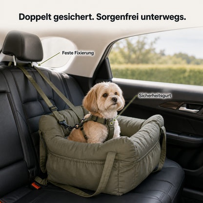 RidePaw – Sicherer Autositz für kleine Hunde