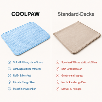 CoolPaw – Kühlmatte für Hunde & Katzen im Sommer