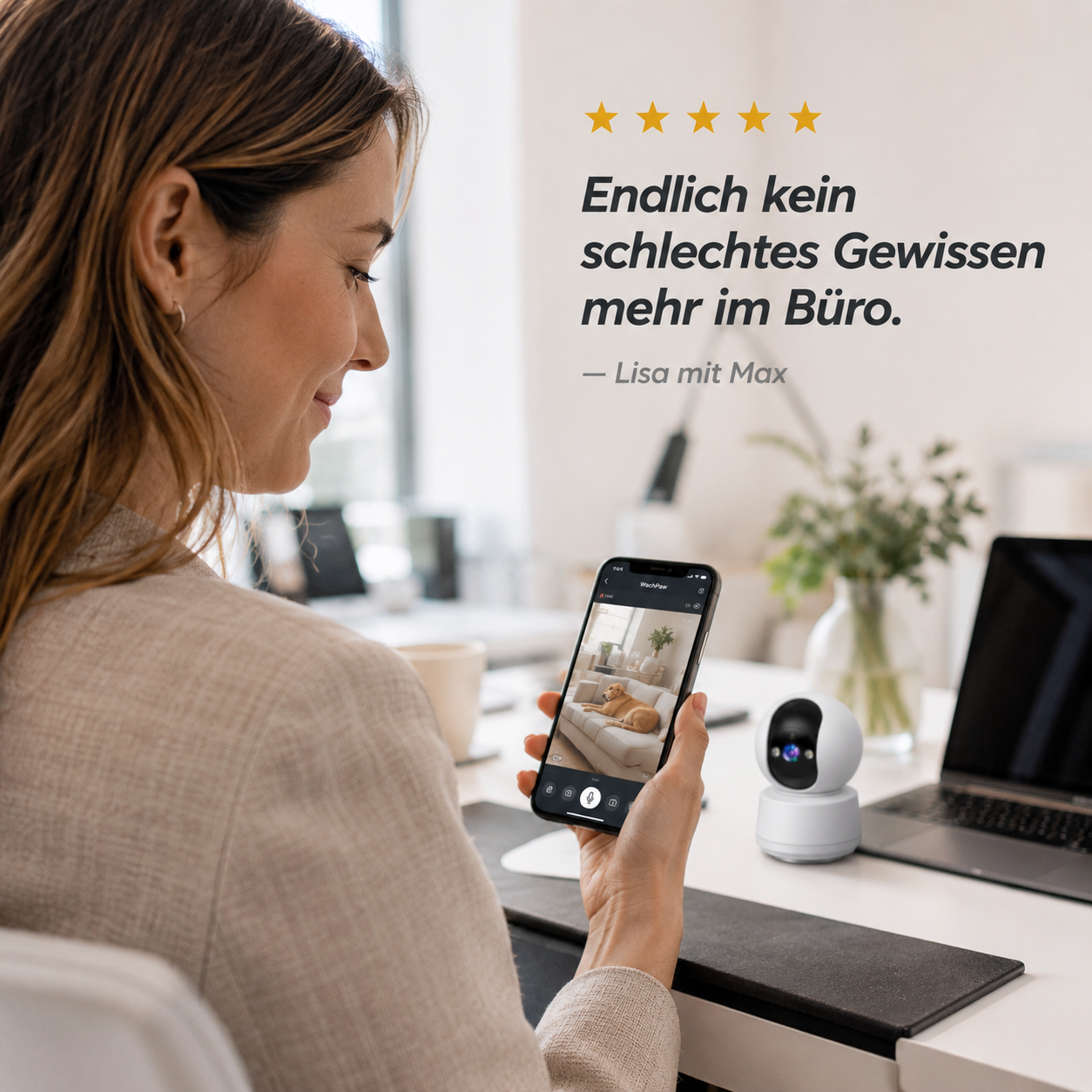 WatchPaw – 360° WLAN-Kamera für Haustiere & Zuhause