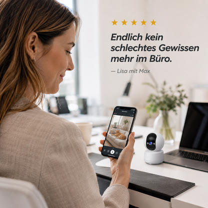WatchPaw – 360° WLAN-Kamera für Haustiere & Zuhause