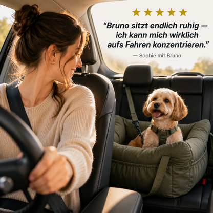 RidePaw – Sicherer Autositz für kleine Hunde