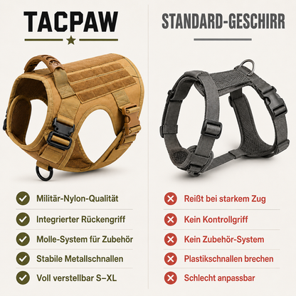 TacPaw – Taktisches Hundegeschirr für aktive Hunde