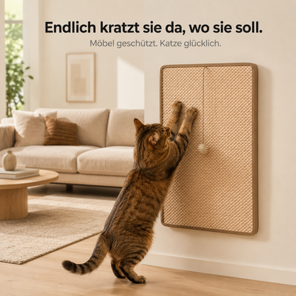 ScratchPaw – Sisal-Kratzmatte für die Wand